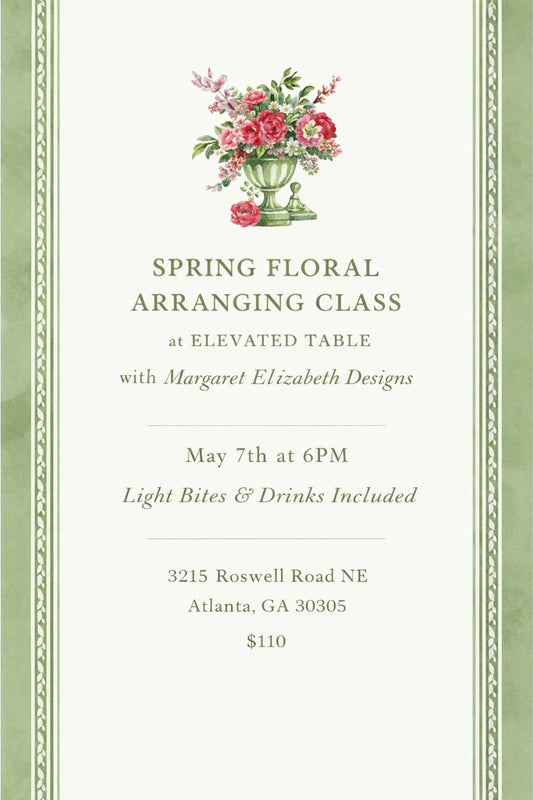 Spring Floral Arranging Class