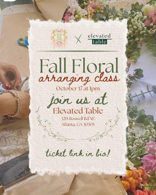 Fall Floral Arranging